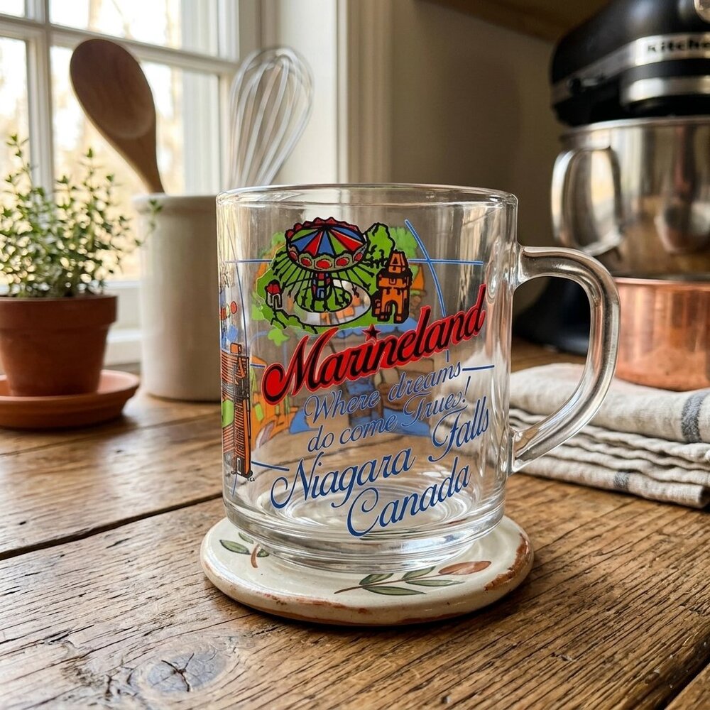 MarineLand Souvenir Glass Mug